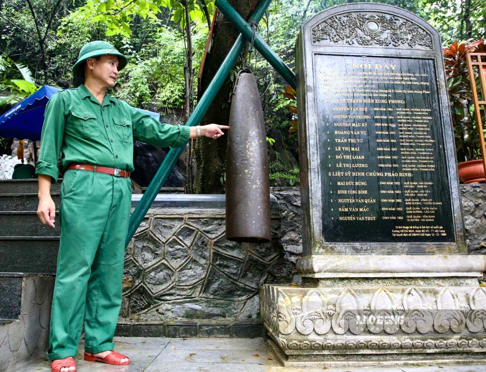 Hang Tam Co - where heroic martyrs died for the Fatherland. Photo: Cong Sang