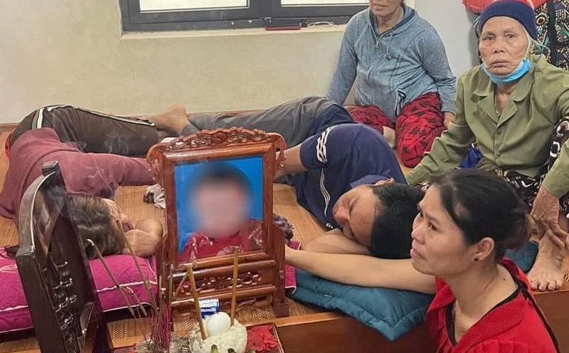 Child S in Quang Binh drowned and died. Photo: D. Hoang