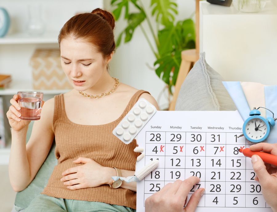 8 tips to help balance hormones during the menstrual cycle. Graphics: Phuong Thao