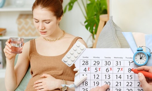 8 mẹo giúp cân bằng nội tiết tố trong chu kỳ kinh nguyệt. Đồ họa: Phương Thảo