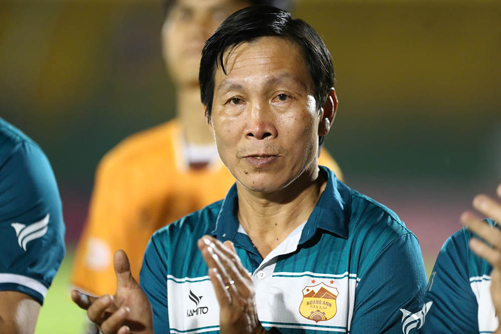 Coach Le Quang Trai of Hoang Anh Gia Lai. Photo: Thanh Vu