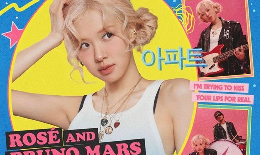 Rosé Blackpink liên tục đạt thành tích mới với "APT.". Ảnh: Naver