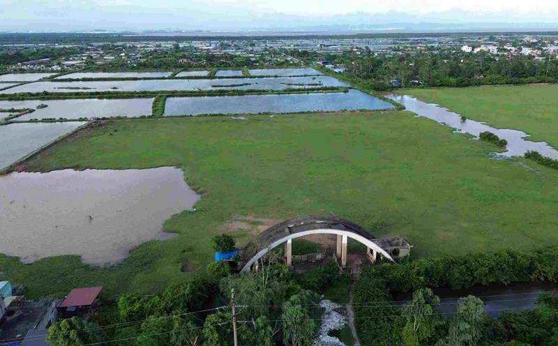 Hai Phong is completing the land recovery dossier for the project related to the Vietnam Chamber of Commerce and Industry. Photo: Hoang Khoi