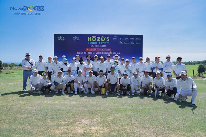 Nhiều sao Việt tham gia giải Golf “Hò Dô Swing Artist Golf Tournament”. Ảnh: Nguồn NVL
