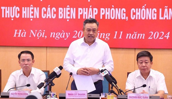 Chủ tịch UBND TP. Hà Nội Trần Sỹ Thanh làm Trưởng Ban Chỉ đạo phòng chống lãng phí. Ảnh: Khánh Phú