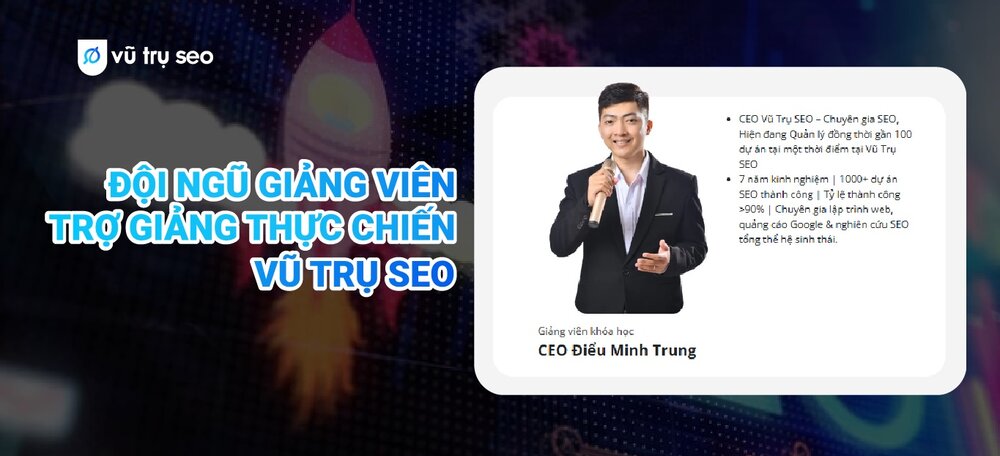 Doi ngu giang vien va tro giang thuc chien cam tay chi viec. Ảnh: Vu tru SEO