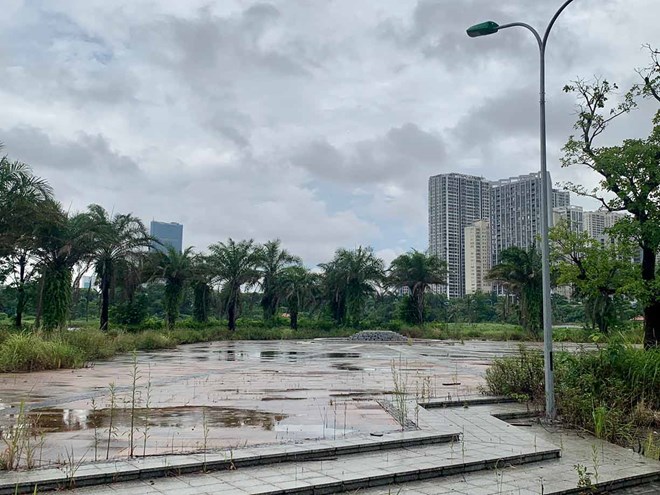 Bên trong công viên hồ Phùng Khoang (Nam Từ Liêm, Hà Nội). Ảnh: Nhật Minh