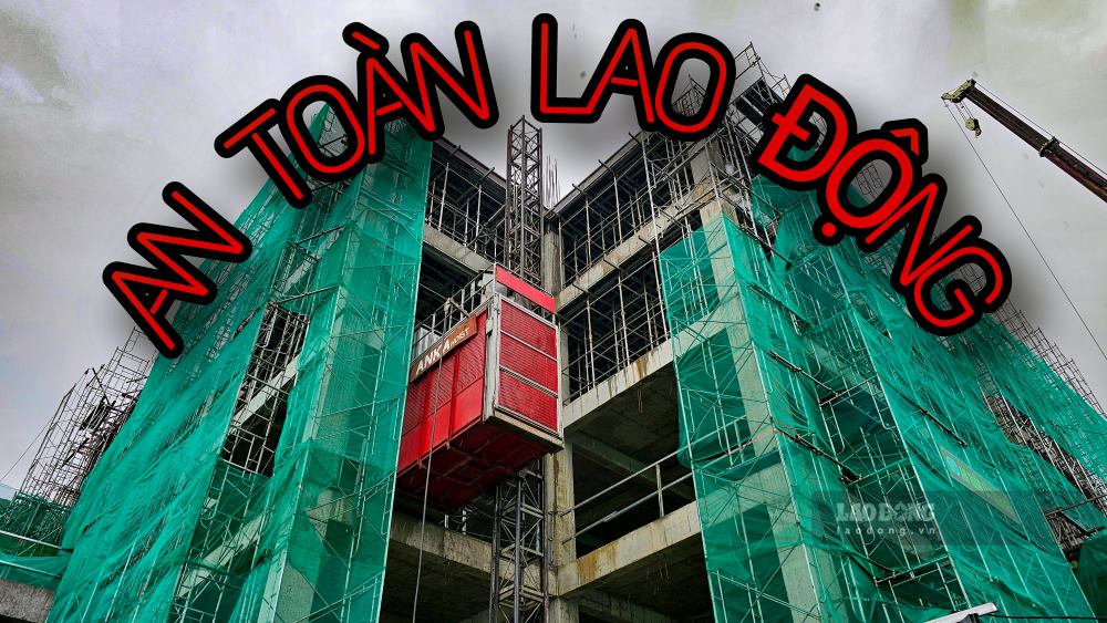 Construction site has unsafe workers.