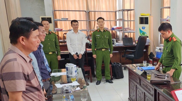 Nguyễn Văn Vinh bị Công an tỉnh Lào Cai bắt giữ. Ảnh: Công an cung cấp