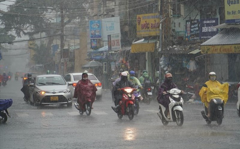 Mien Trung se co mua lon trong ngay mai, thoi tiet se lanh. Anh: LDO