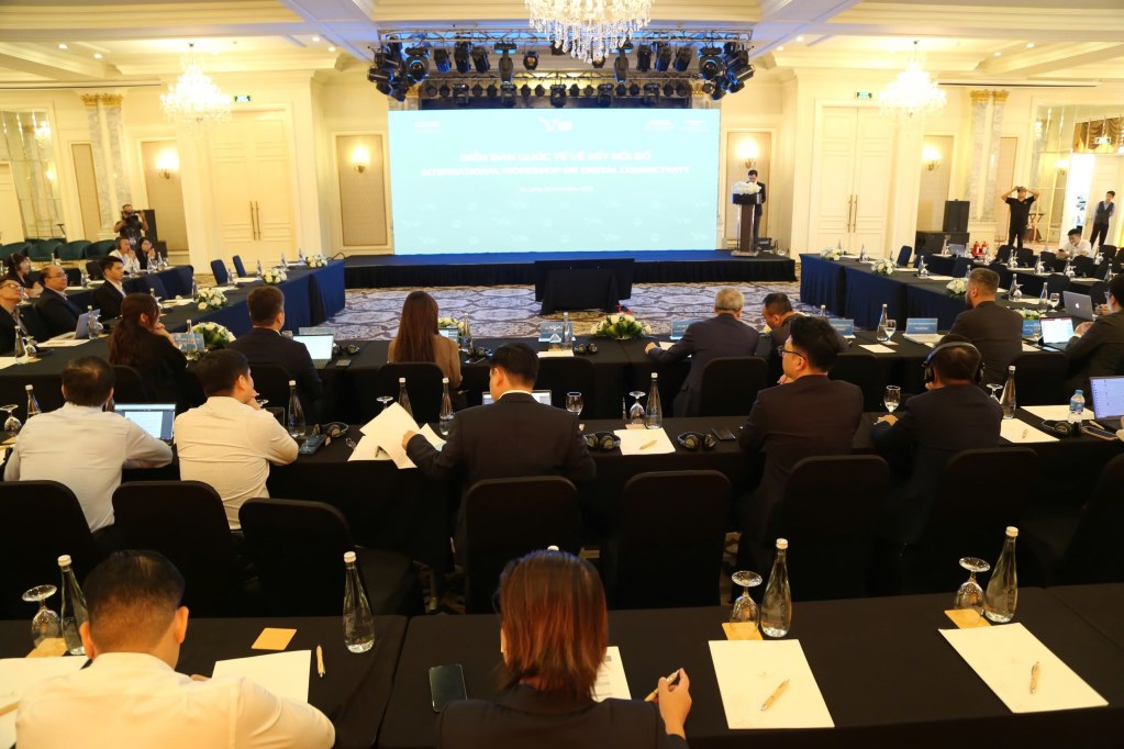 Scene of the Vietnam International Digital Investment Forum. Photo: Cao Quynh