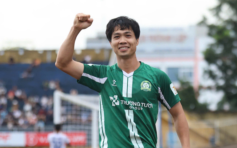 Cong Phuong is in good form for Binh Phuoc. Photo: BPFC