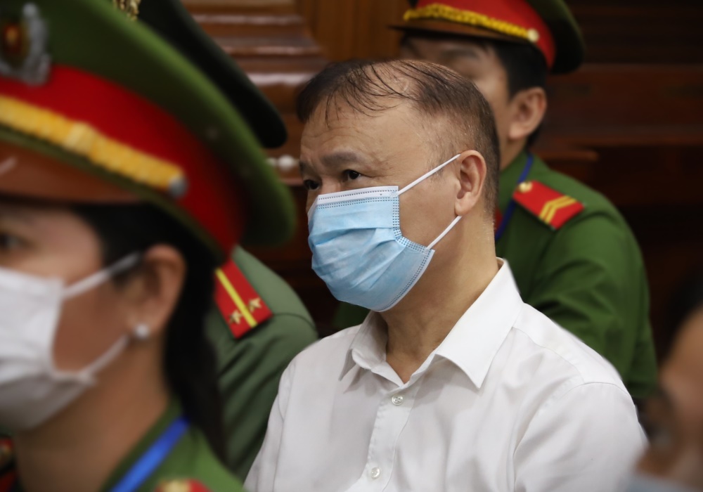 Defendant Do Thang Hai said he had remedied the consequences and hoped the court would consider leniency. Photo: Anh Tu