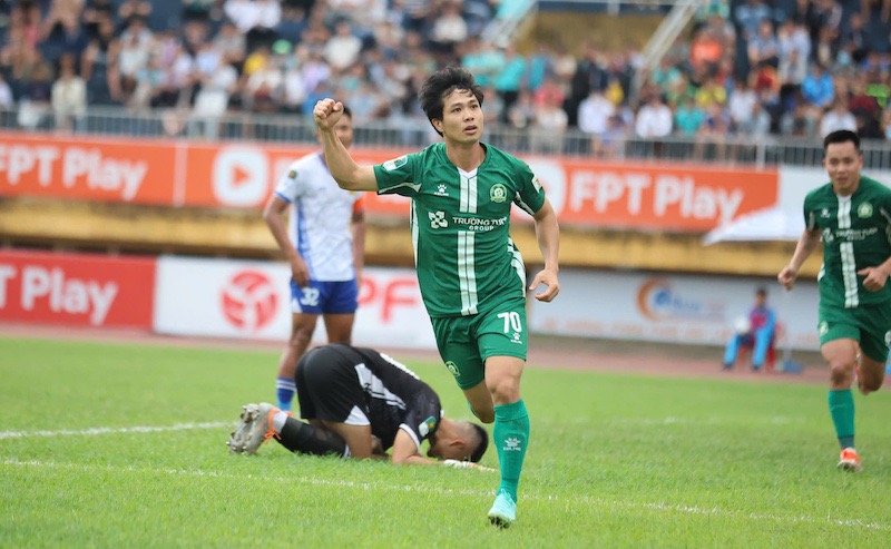 Cong Phuong is playing well for Binh Phuoc club. Photo: BPFC