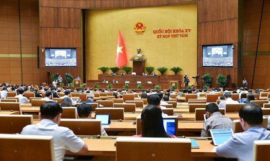 Kỳ họp thứ 8, Quốc hội khóa XV. Ảnh: Phạm Thắng