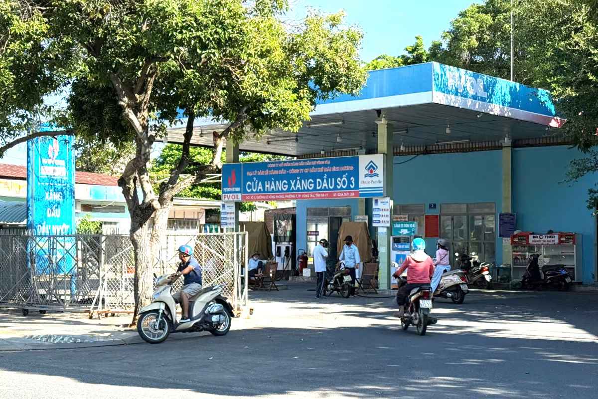 Many gas stations in Vung Tau were sealed. Photo: Thanh An