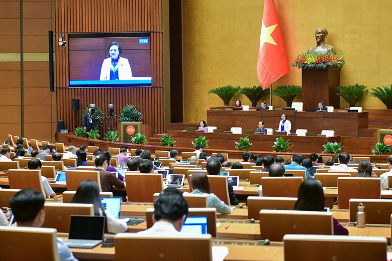 The program of the 8th session of the National Assembly has been adjusted for the second time. The National Assembly will meet separately to discuss personnel matters from the late afternoon of November 27 and on November 28. Photo: Quochoi.vn