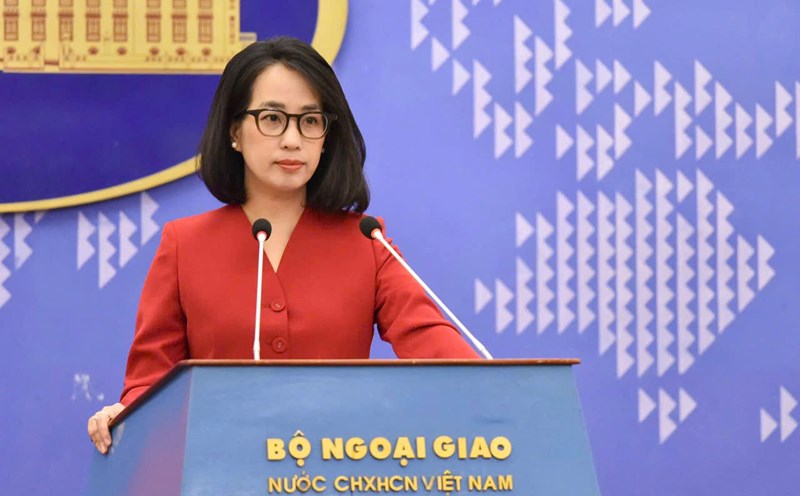 Spokesperson of the Ministry of Foreign Affairs of Vietnam Pham Thu Hang. Photo: Ministry of Foreign Affairs