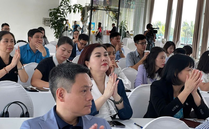 Delegates attending the training session. Photo: Minh Huong.