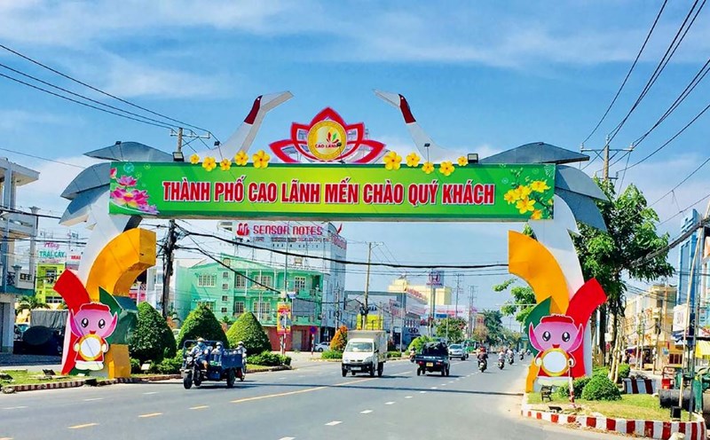 Arrangement of commune-level administrative units in Cao Lanh city, Dong Thap province. Photo: dongthap.gov.vn