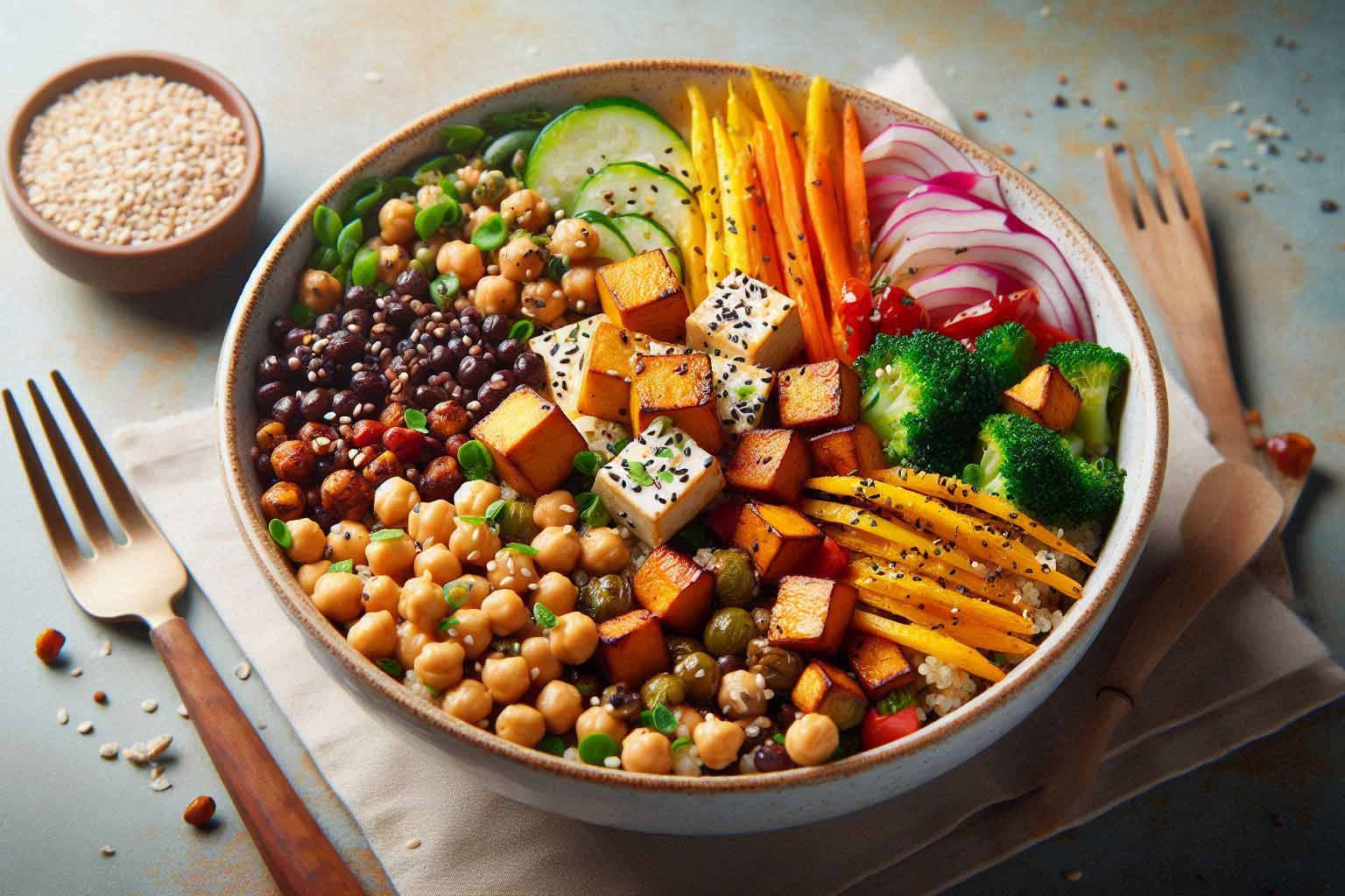 Plant-based protein is a healthy source of nutrition. Photo - AI: Ngoc Thuy