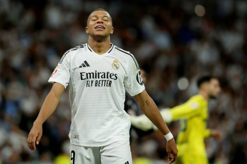 Man trinh dien cua Kylian Mbappe tu dau mua giai chua dat ki vong. Anh: AFP