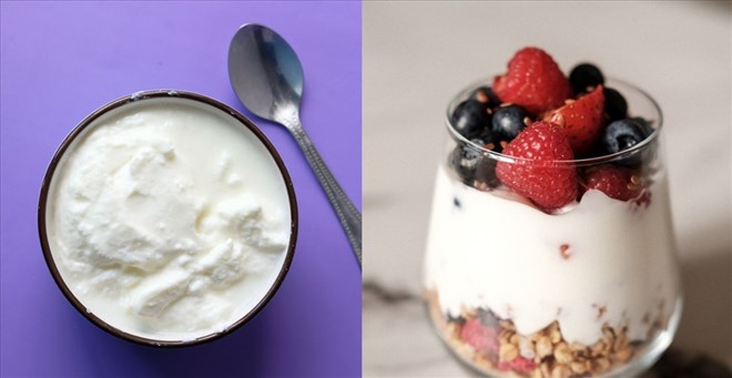 Plant-based yogurt and yogurt made from animal milk have distinct nutritional characteristics. Graphics: Doan Hang