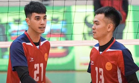 LPB Ninh Bình gặp Hà Tĩnh tại giải bóng chuyền vô địch quốc gia 2024. Ảnh: VFV