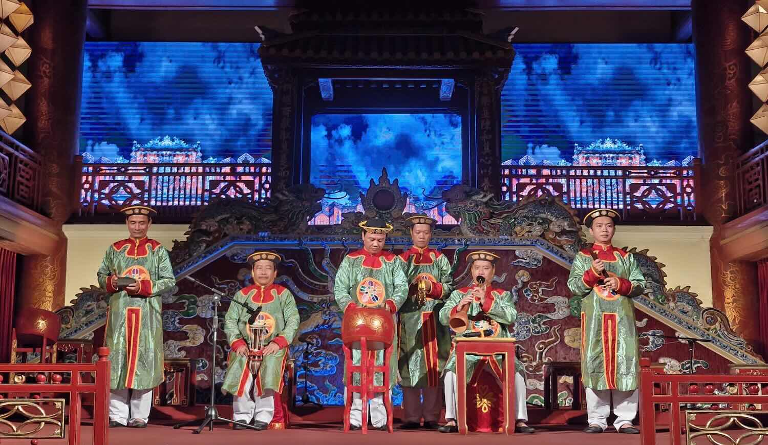 Performance by artists of Hue Royal Traditional Arts Theatre. Photo: Anh Viet.
