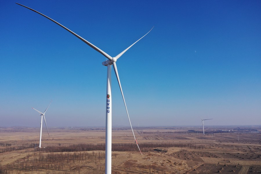 A wind power project in Liaoning province, northeastern China. Photo: Xinhua