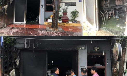 Hiện trường vụ cháy. Ảnh: Công an Hải Phòng