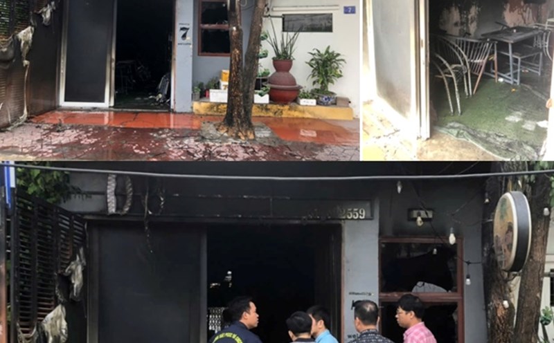 Fire scene. Photo: Hai Phong Police