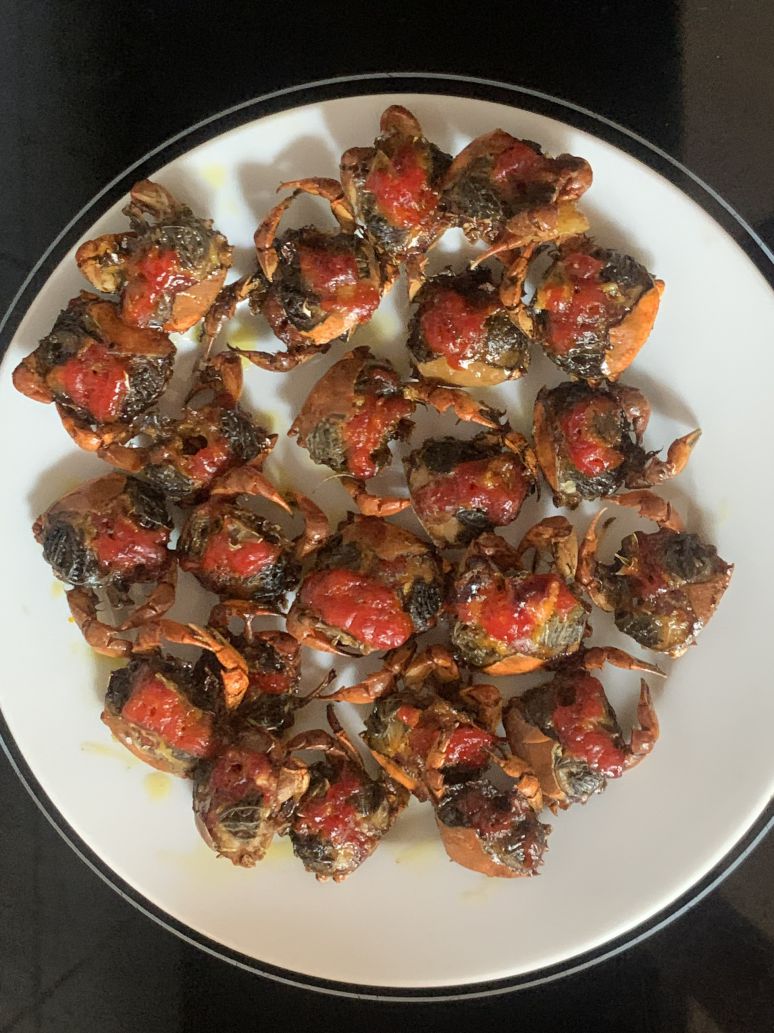 Braised crab dish. Photo: An Le