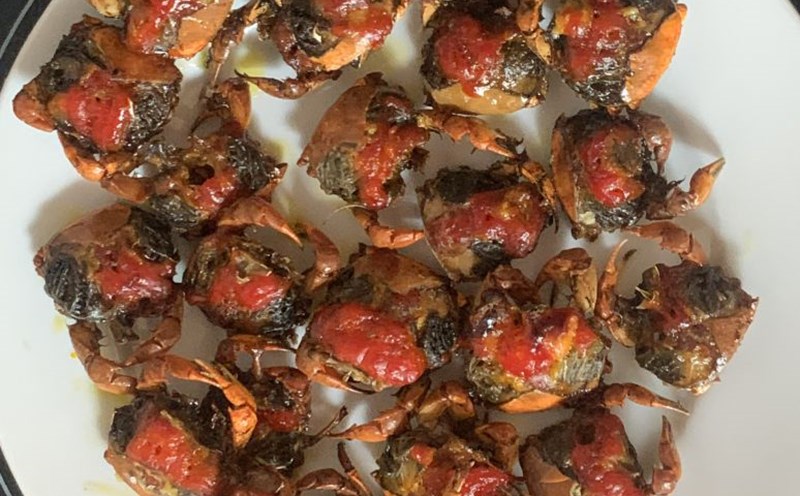Braised crab dish. Photo: An Le