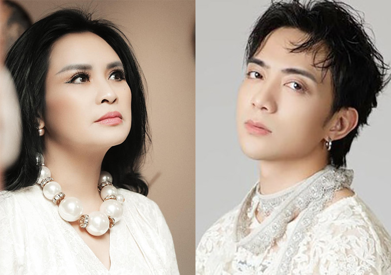 People's Artist Thanh Lam and Soobin Hoang Son. Photo collage: Huyen Chi