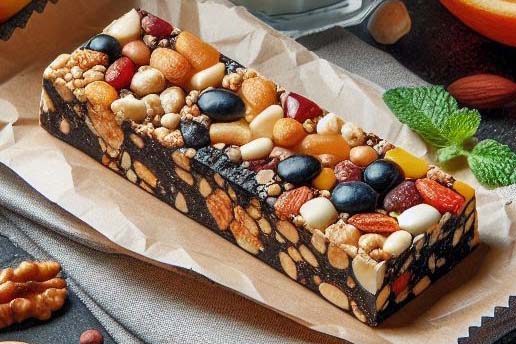 Protein bars have become a popular choice for many people. Photo - AI: Thien Nhan