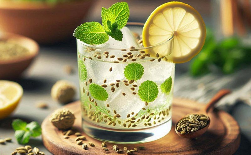 Drinking a glass of fennel seed water in the morning can effectively aid digestion. Photo - AI: Ngoc Thuy