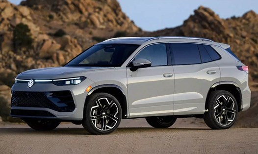 Cận cảnh xe Volkswagen Tiguan 2025 vừa ra mắt ở thị trường Bắc Mỹ. Ảnh: Volkswagen