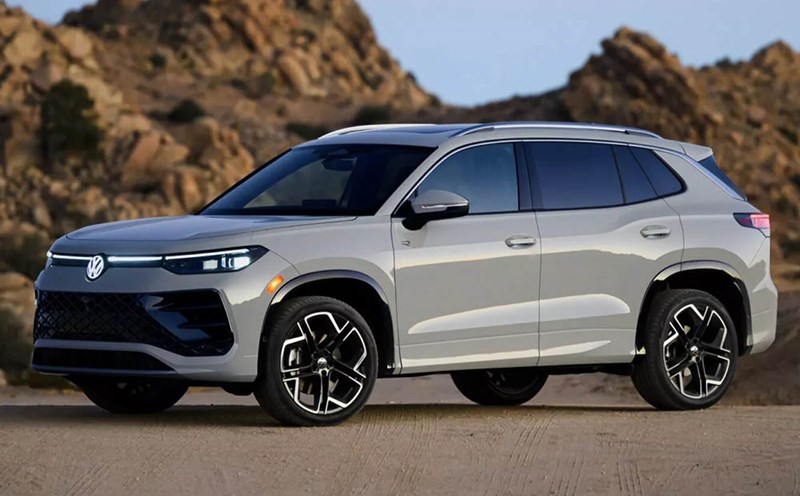 Close-up of the 2025 Volkswagen Tiguan just launched in the North American market. Photo: Volkswagen