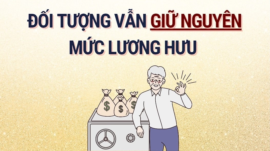 Whose pensions will remain the same in the new increase? Graphics: Hoang Le