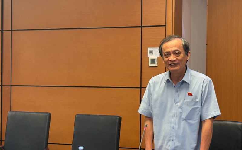 Delegate Nguyen Thanh Phuong (Can Tho Delegation) said that pickup trucks are a means of demonstrating the development and wealth of people in rural areas. Photo: Bao Han