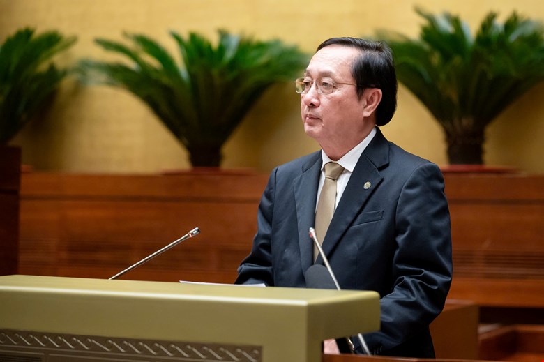 According to Minister of Science and Technology Huynh Thanh Dat, the draft law aims to encourage and support domestic enterprises to access key markets. Photo: Quochoi.vn