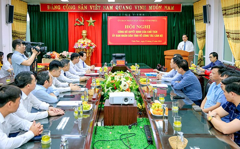 View of the staff conference. Photo: Khanh Linh