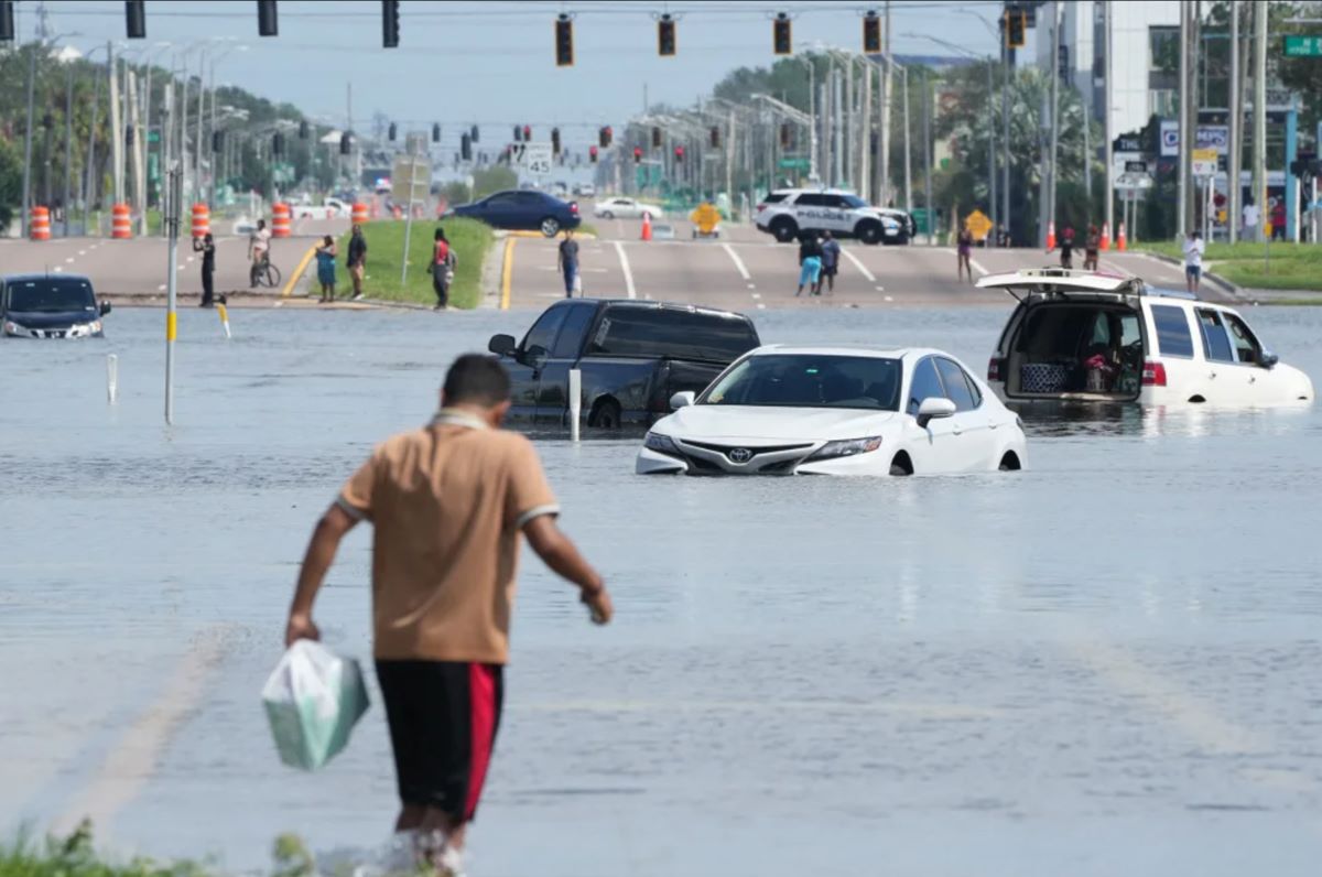 Flooding in Tampa, Florida (USA) after Hurricane Milton on October 10, 2024. Photo: AFP