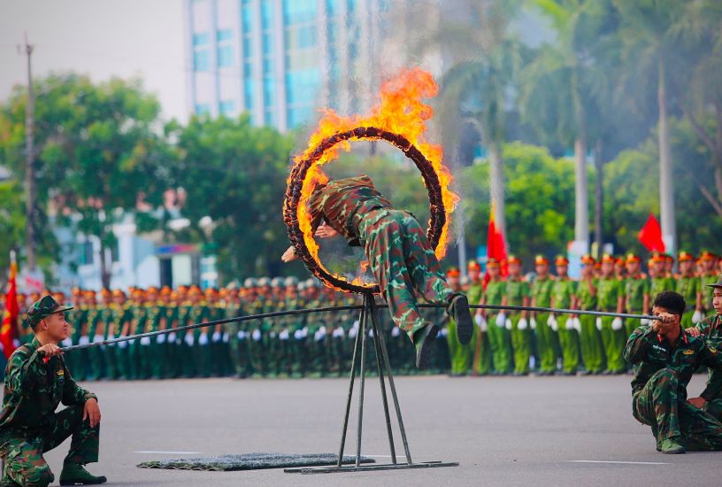 Quang Nam Province National Defense Sports Festival 2024. Photo: ALANG NGUOC