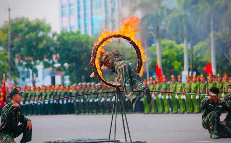 Quang Nam Province National Defense Sports Festival 2024. Photo: ALANG NGUOC