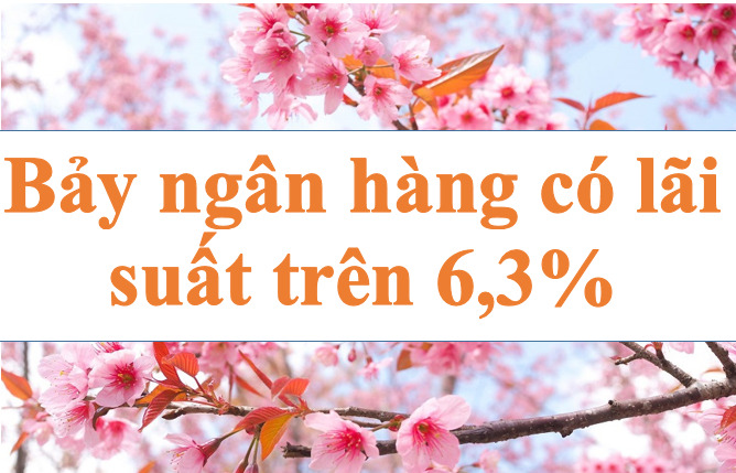 A series of banks have interest rates above 6.3%. Illustration photo: Ha Vy