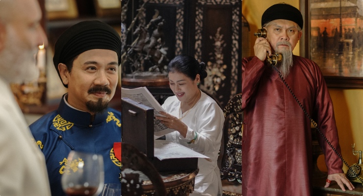 Huu Chau, Thanh Thuy, Huu Chau play "Cong Tu Bac Lieu". Photo: Producer.