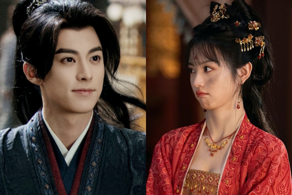 Vuong Hac De and Dien Hi Vi in the movie. Photo: Producer