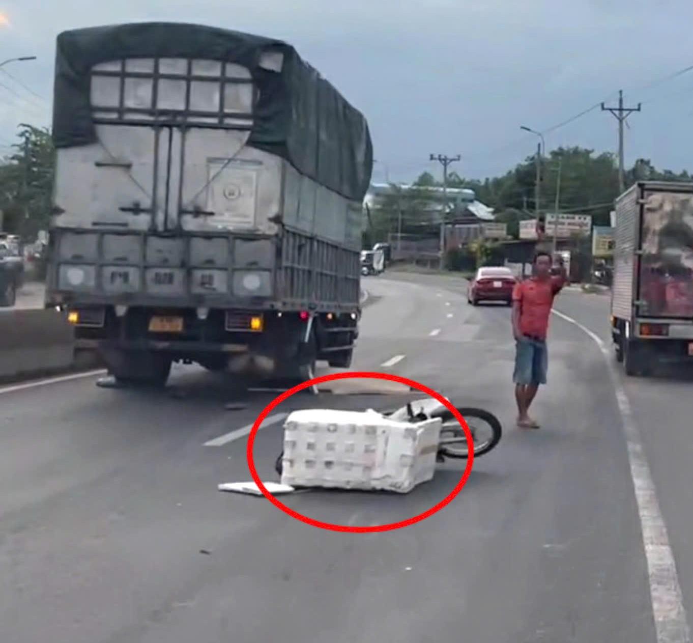 Accident scene. Photo: Duong Binh